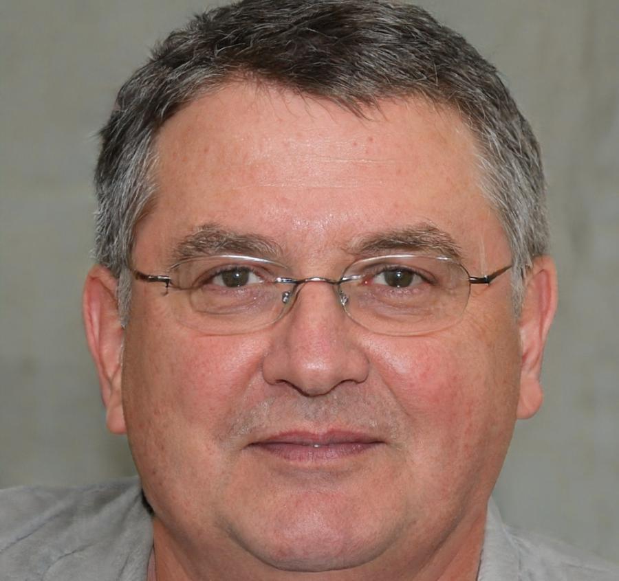 Programmabsolvent Markus beim Arbeiten